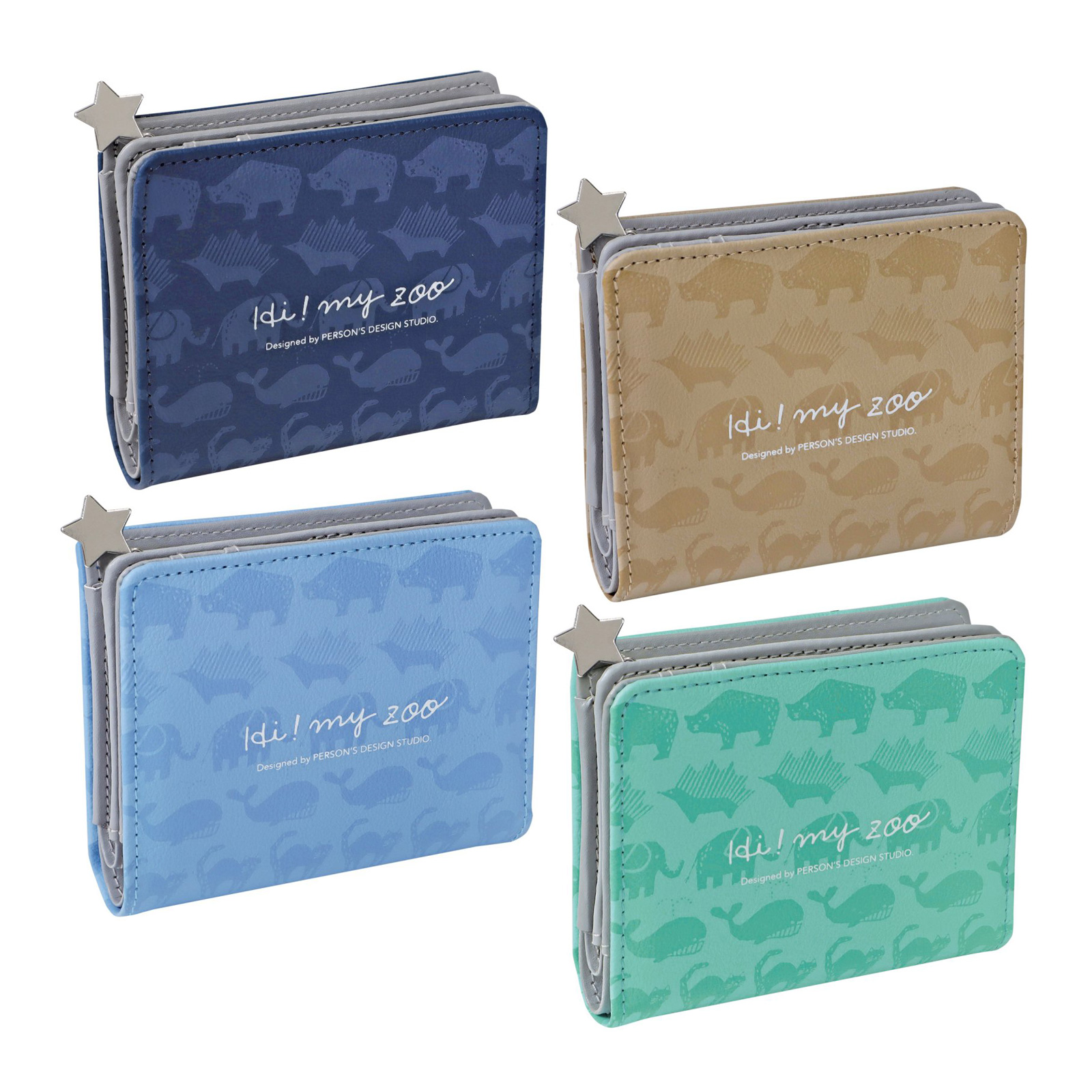 財布 ウォレット 二つ折り コインケース レディース メンズ 子供 財布 収納 整理 コンパクト 動物 かわいい プレゼント