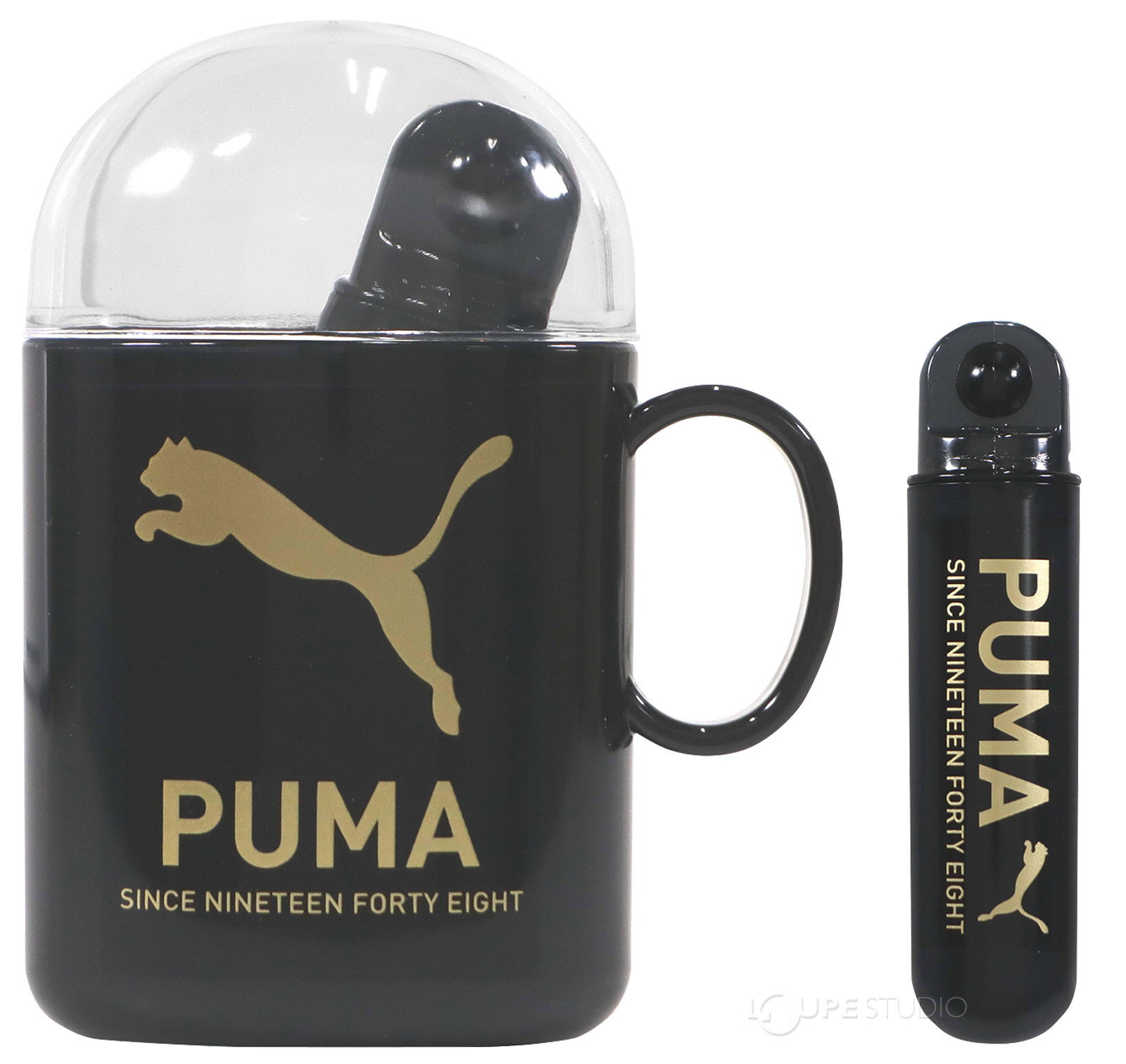 歯ブラシセット プーマ PUMA 歯磨き ハミガキ コップ ケース付き クツワ 学校 入学準備 入園 子供 男の子 幼稚園 保育園 お泊り 林間 修学