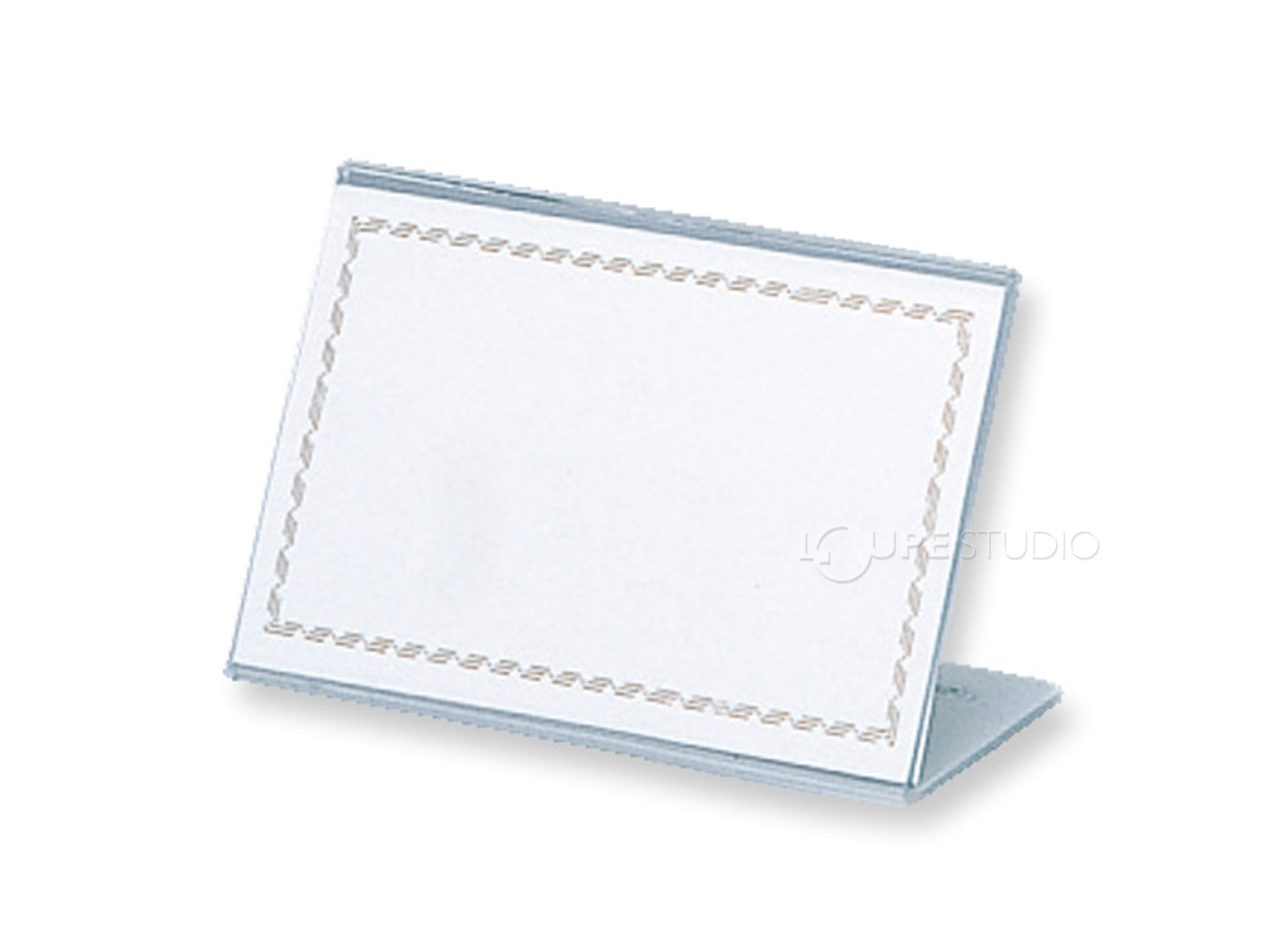 アクリル L型カード立 