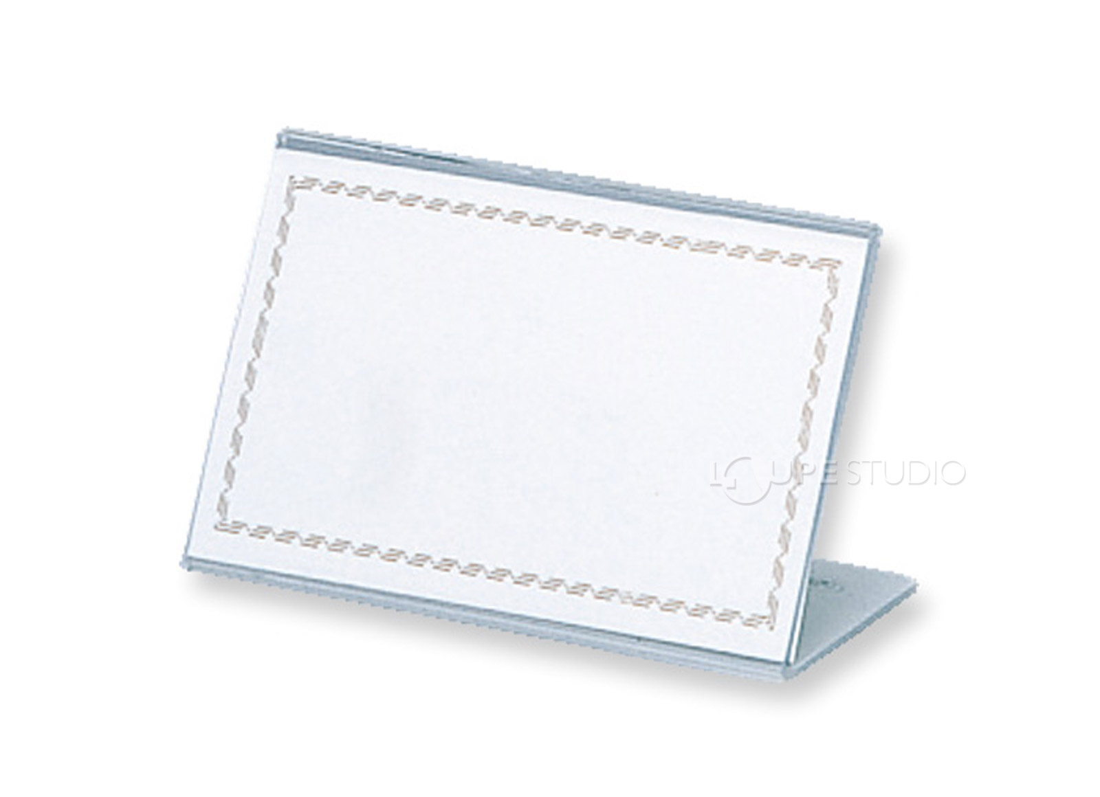 アクリル L型カード立 