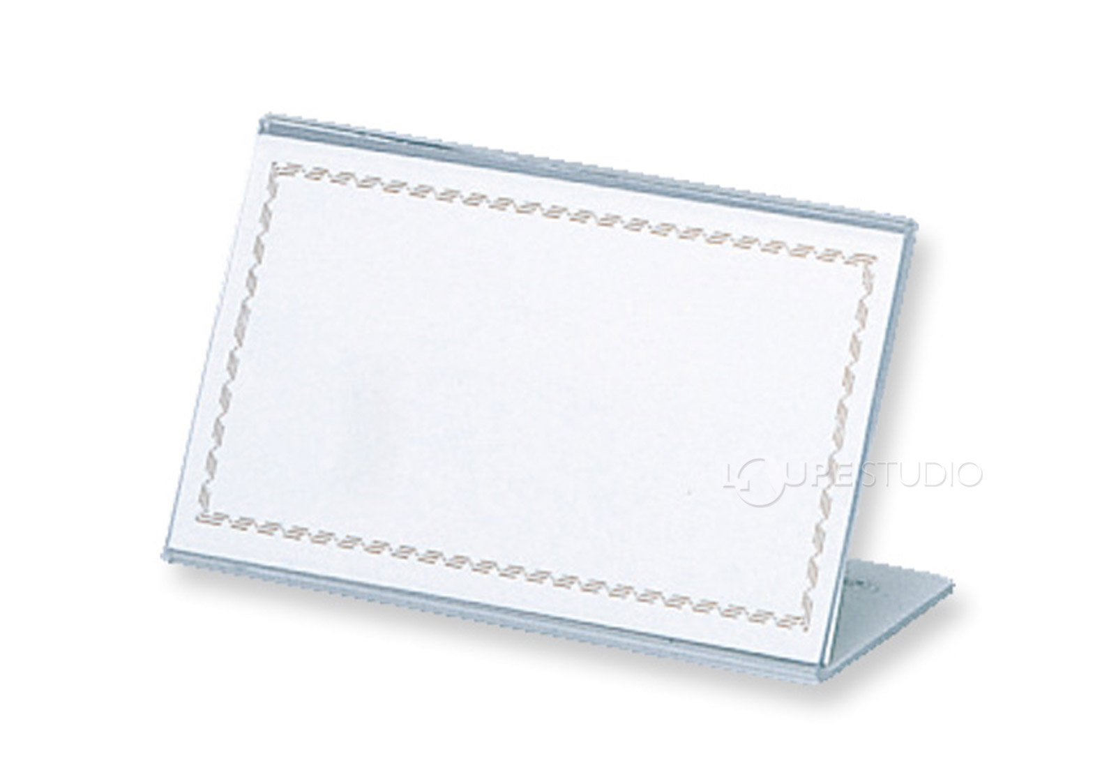 アクリル L型カード立 