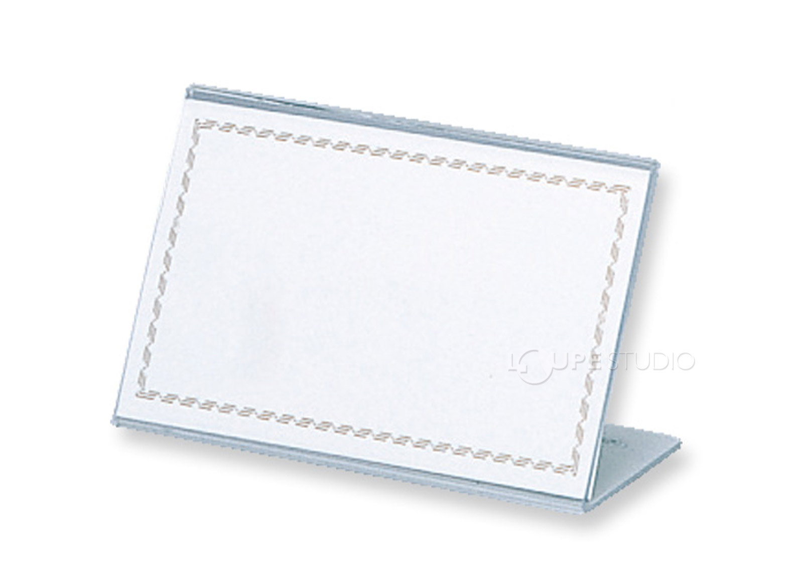 アクリル L型カード立 