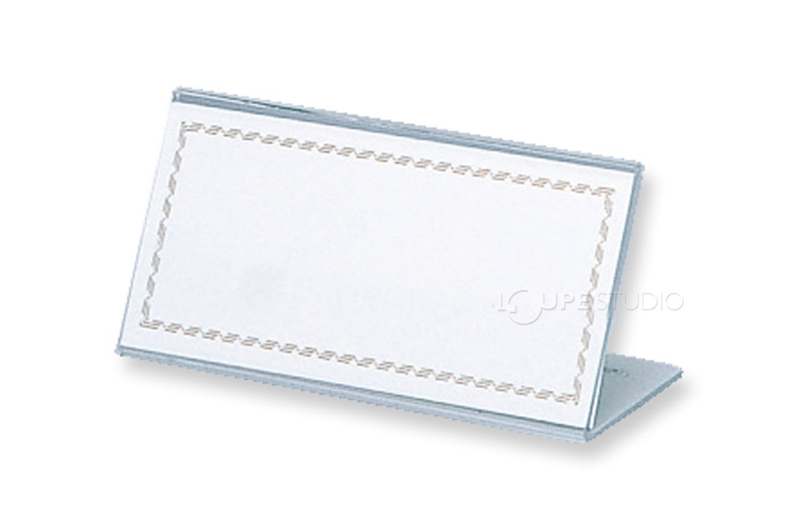 アクリル L型カード立 