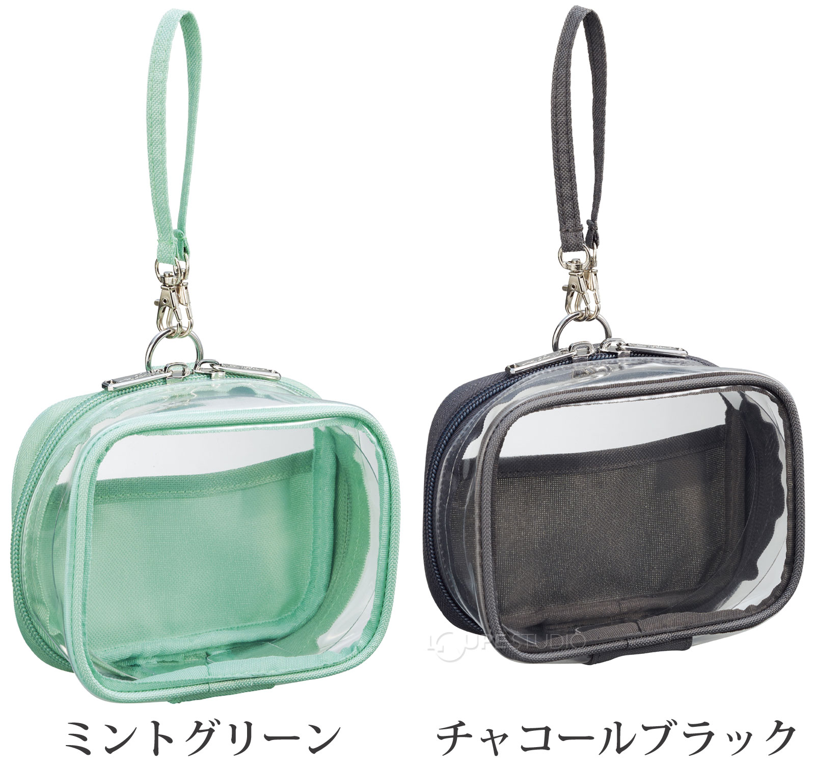 ミントグリーン&チャコールブラック 