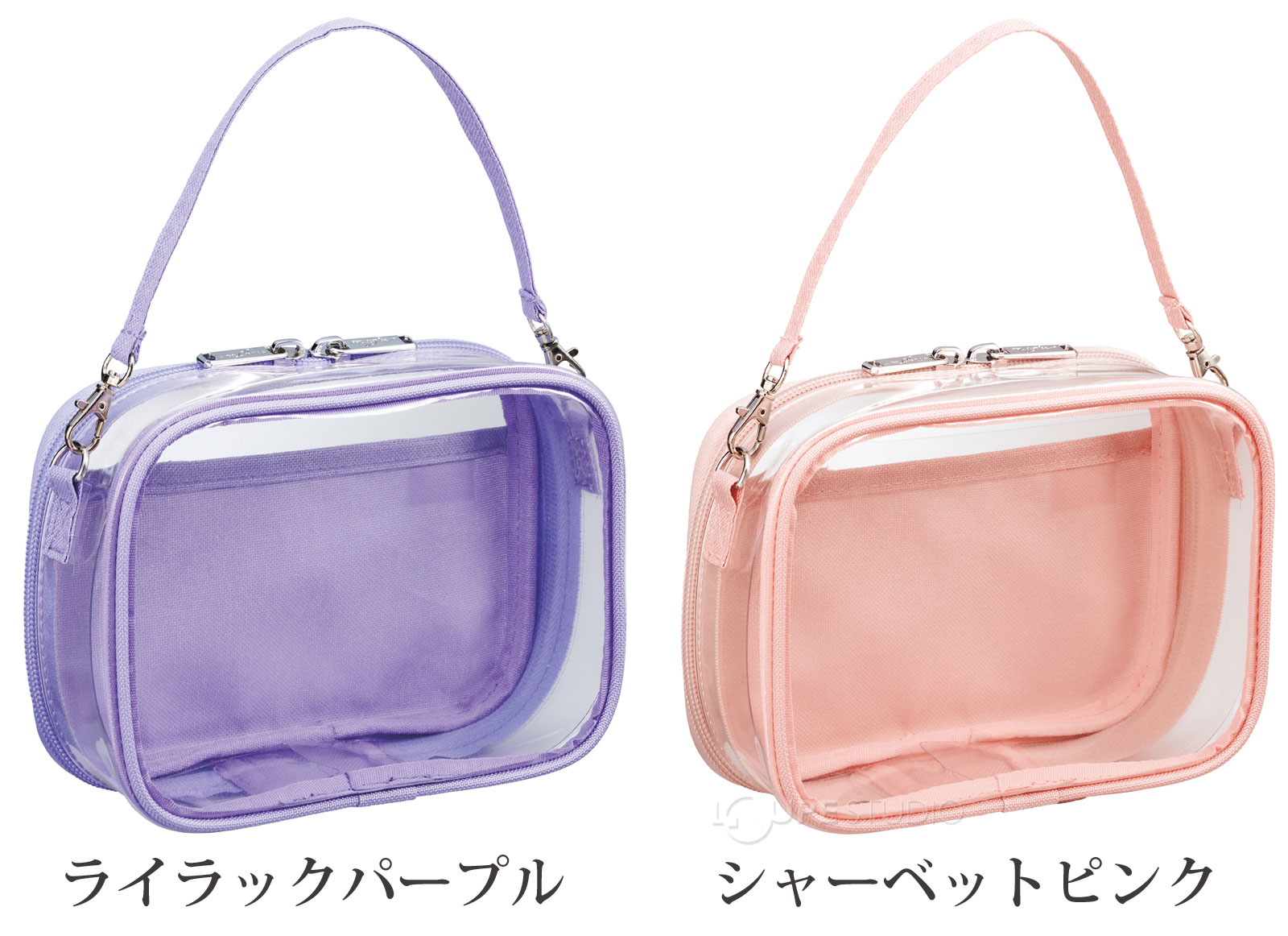 ライラックパープル&シャーベットピンク 