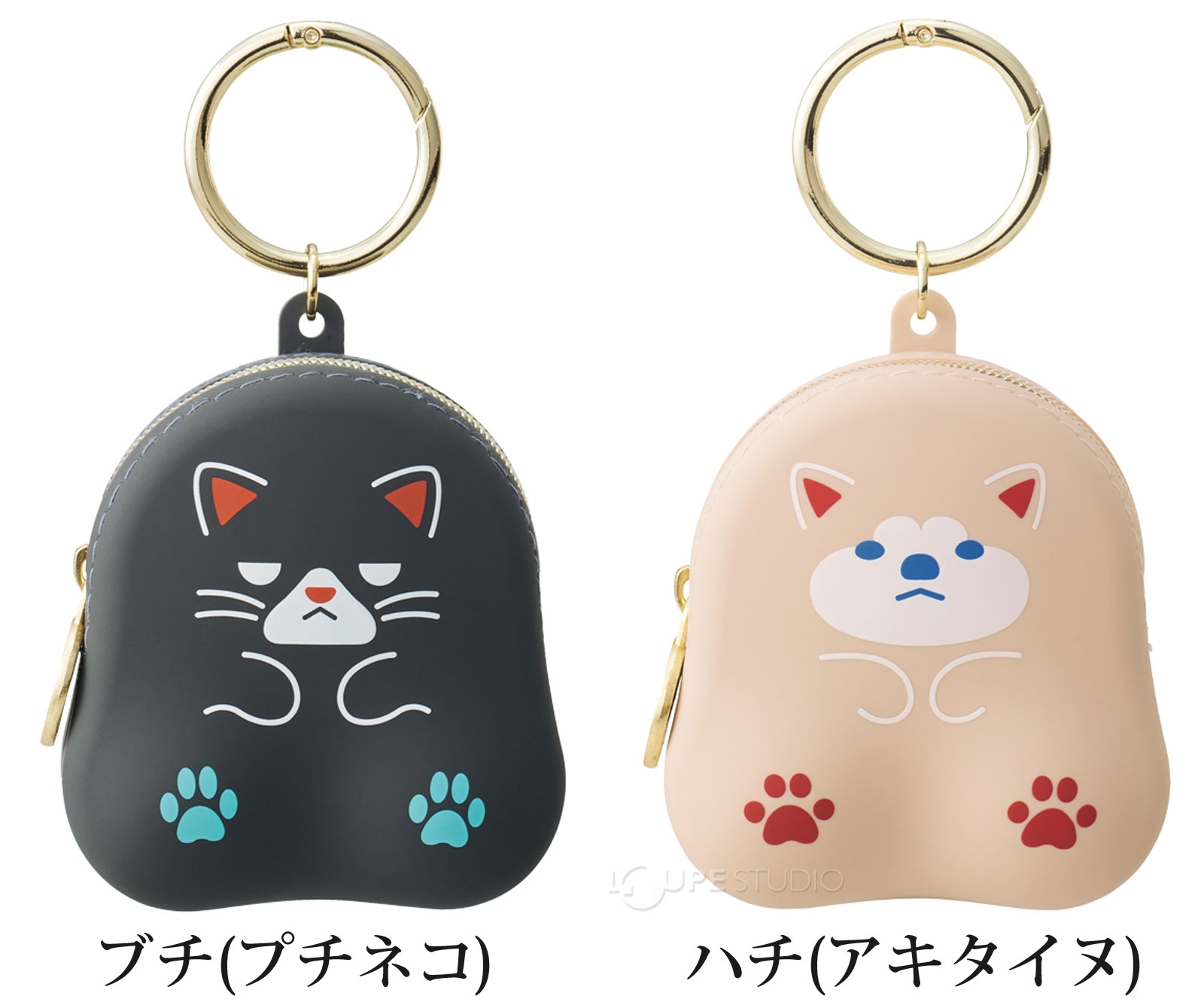 ブチ(プチネコ)&ハチ(アキタイヌ) 