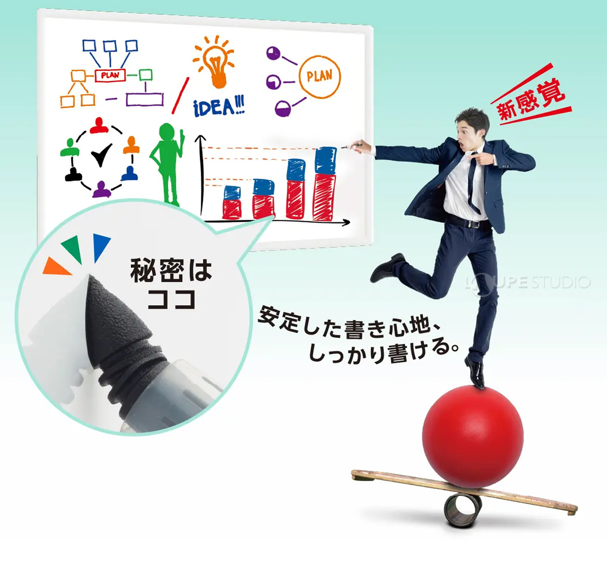 ノックル ボードにフィット