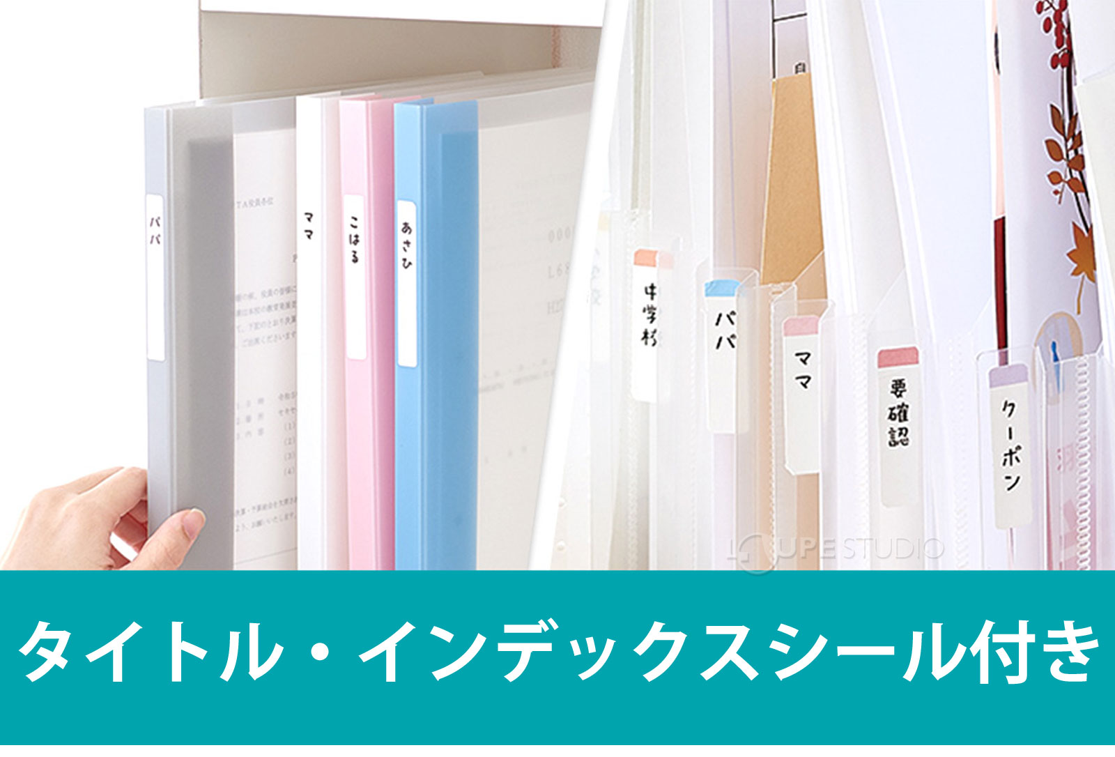 タイトル・インデックスシール付き