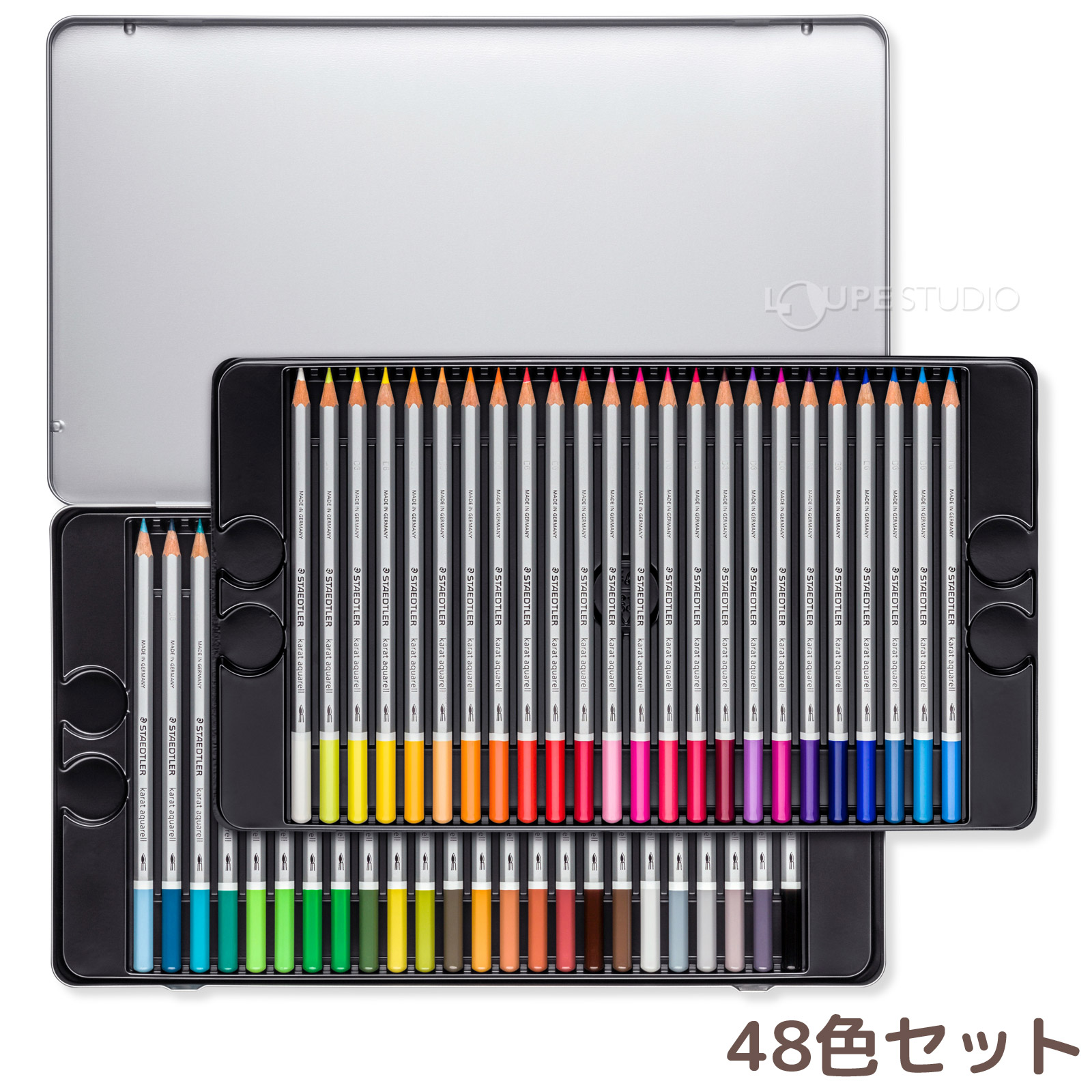 ステッドラー 色鉛筆 水彩 48色 大人 子供 文具 筆記具 文房具