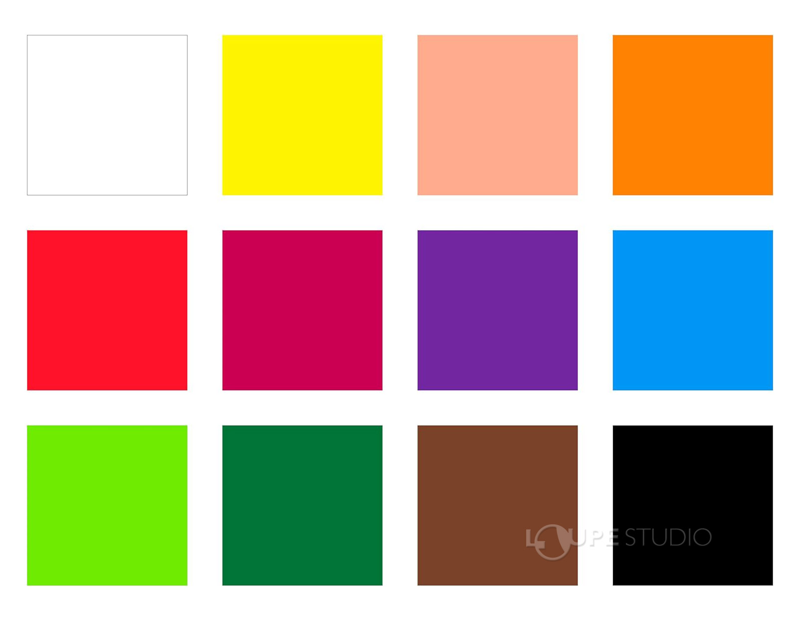 カラーチャート 