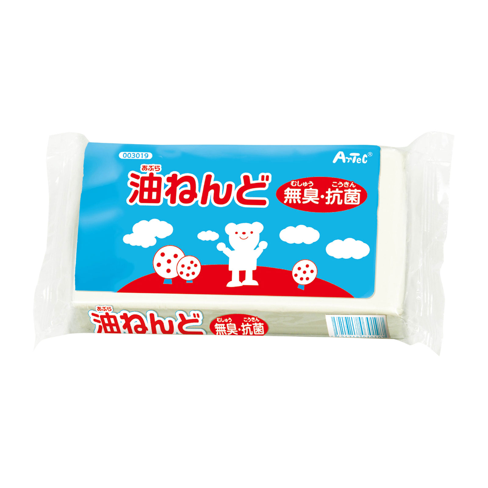 油ねんど [無臭] 1kg 3019 無臭 抗菌 粘土 油粘土 工作 図工 学校教材 子供 