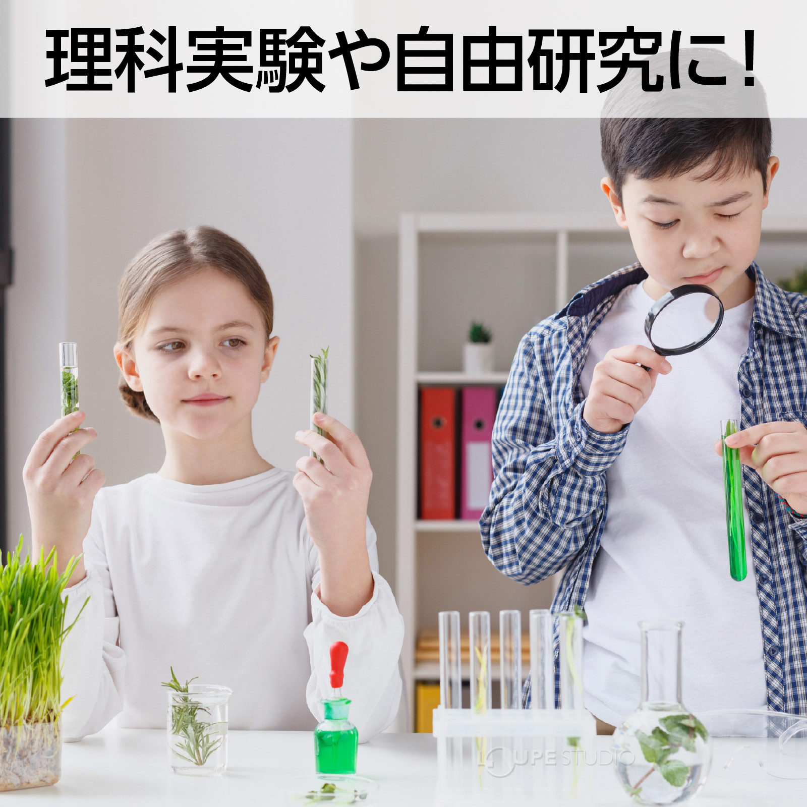 理科実験や自由研究に