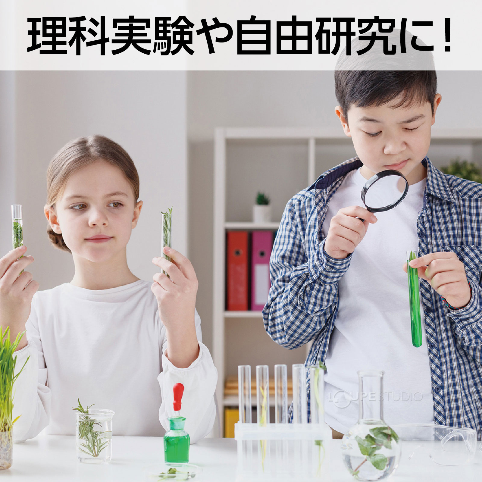 理科実験や自由研究に 