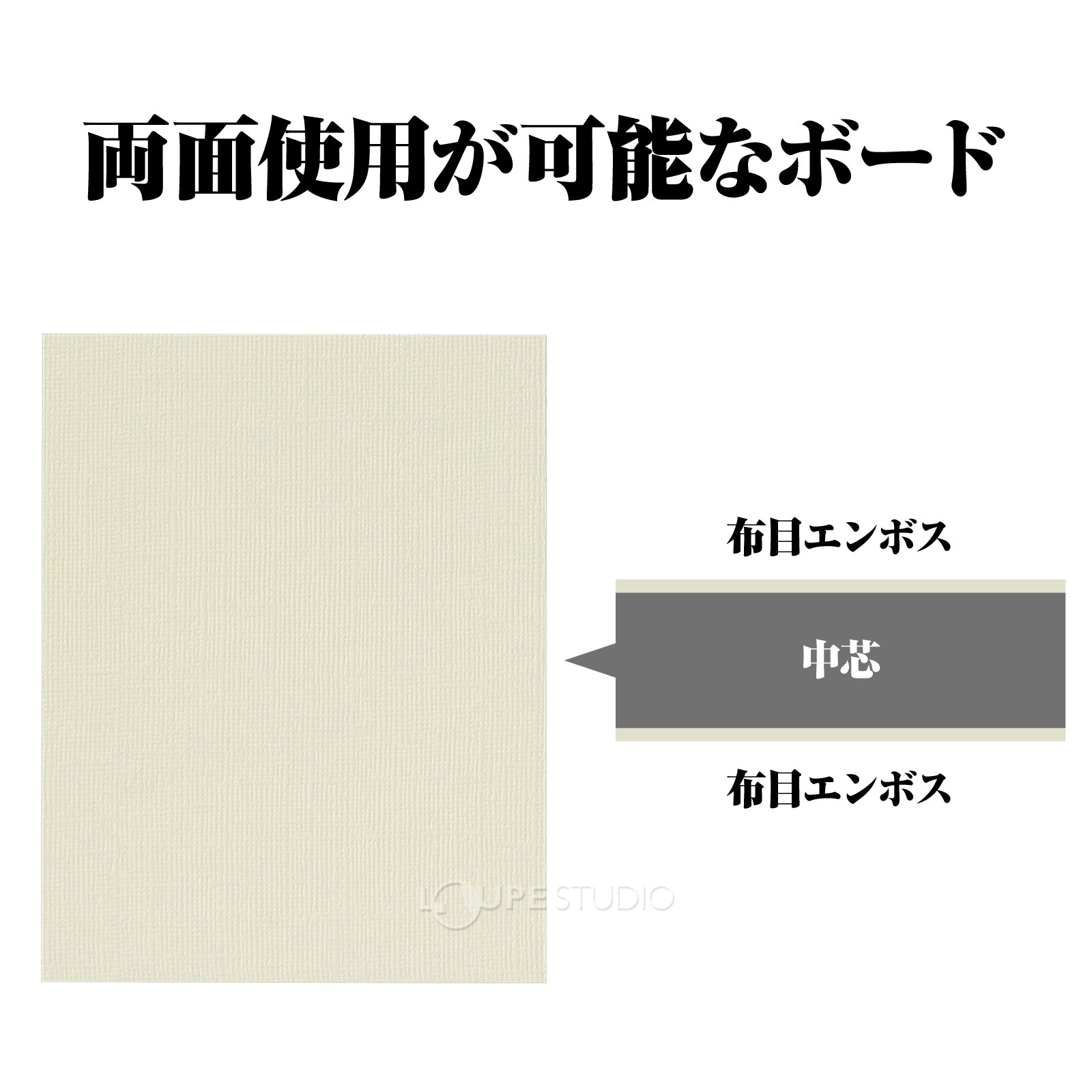 両面使用が可能なボード
