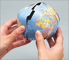 ペーパークラフト地球儀 φ10.6cm