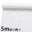 白 不織布ロール 5m 切リ売リ 制作素材 子供用 キッズ 手作り 運動会 学芸会 お遊戯会 幼稚園 保育園 発表会 衣装 生地 無地 コスプレ 手芸 コスチューム 子供