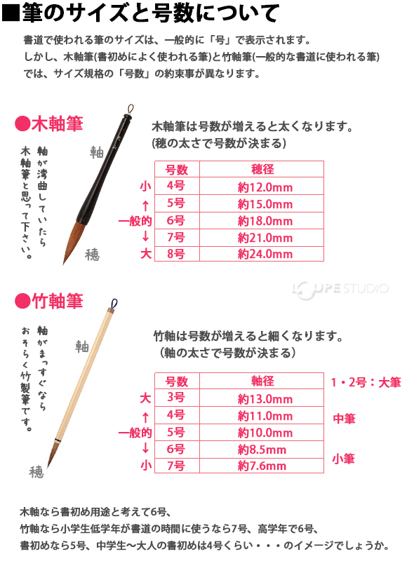 書初め用太筆 大筆 山水6号 アーテック 筆 学校教材 習字 書き方 書き初め 子供 小学生 国語