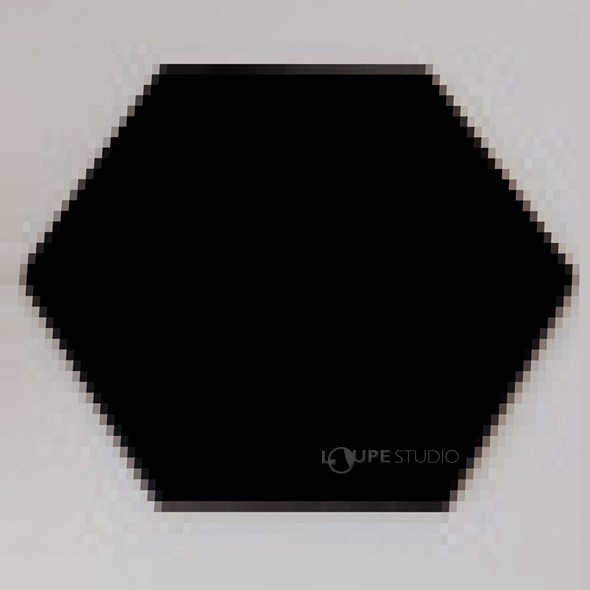 ニューアートガラス 六角形