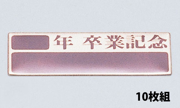 卒業記念プレート[10枚組] アルミ製 