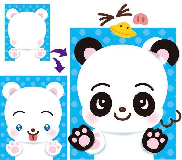 どうぶつ ふくわらい パンダ 福笑い 正月遊び ゲーム パズル 幼児 動物 パンダ Atc ルーペスタジオ 通販 Yahoo ショッピング