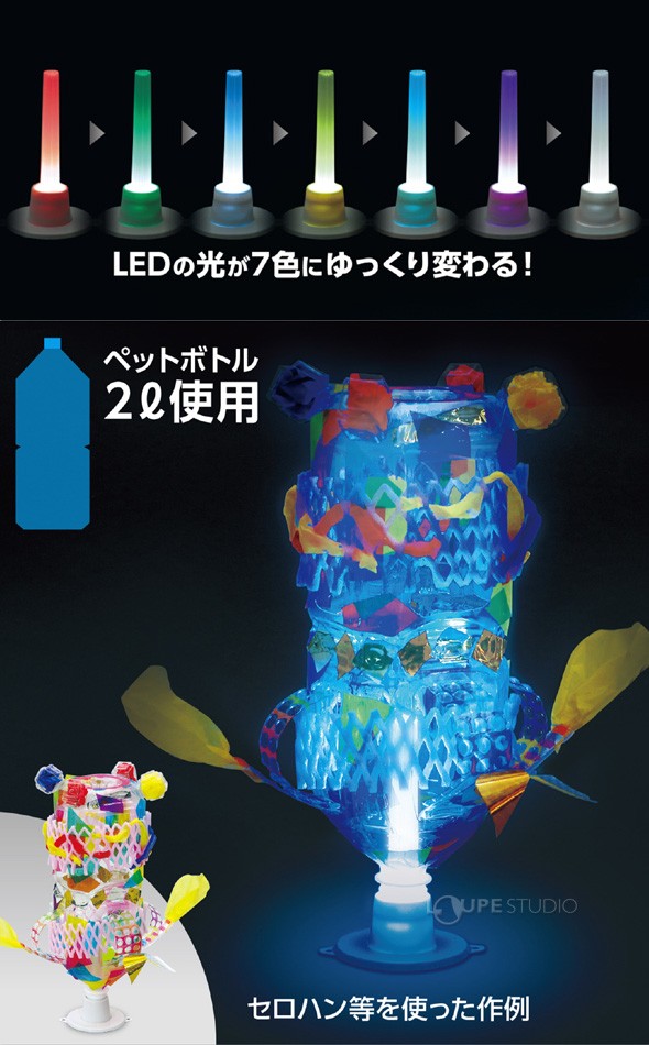 7色に変わる
