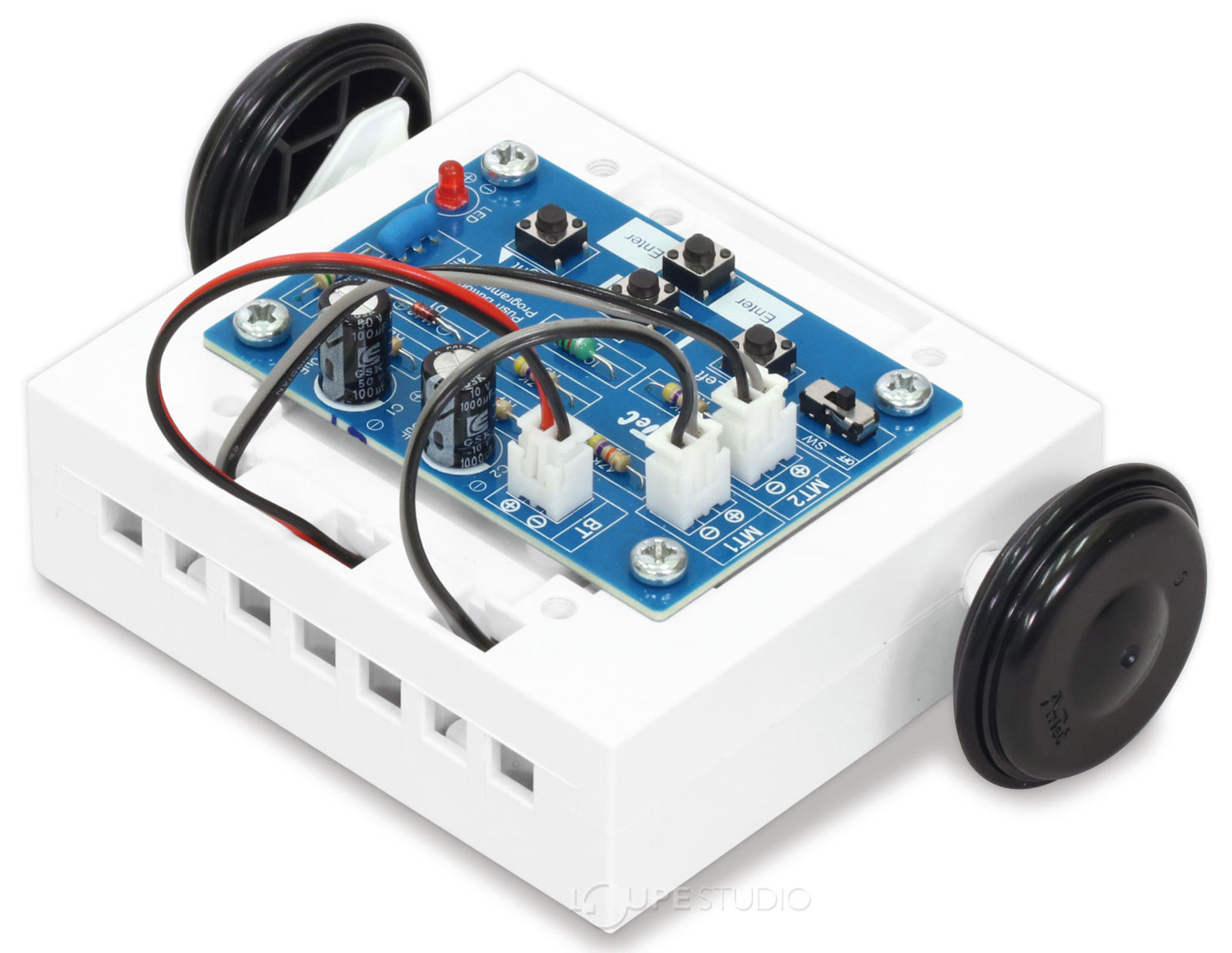 簡単ボタン制御ロボ[基板組立済] 