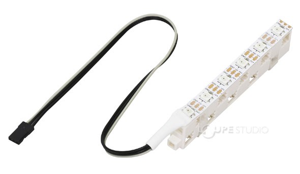 ひとつひとつのLEDを違う色にプログラミング可能 