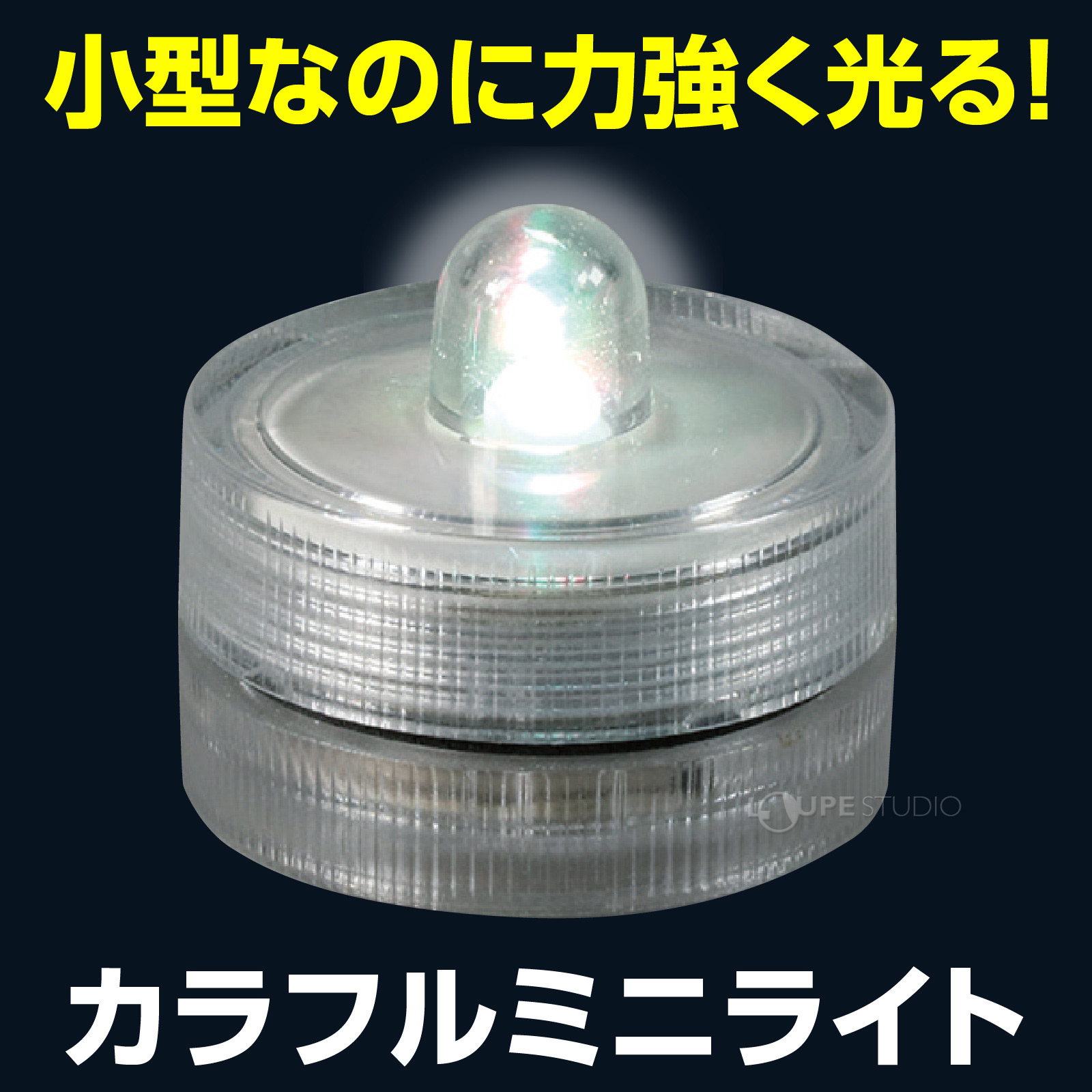 小型なのに力強く光る 