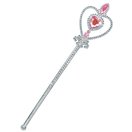 お姫様ステッキ おもちゃ ラインストーン キラキラ おしゃれ 女の子 玩具 仮装 なりきり 衣装 コスチューム 子供 子ども ハロウィン コスプレ お遊戯会 学芸会 発表会 演劇 かわいい 