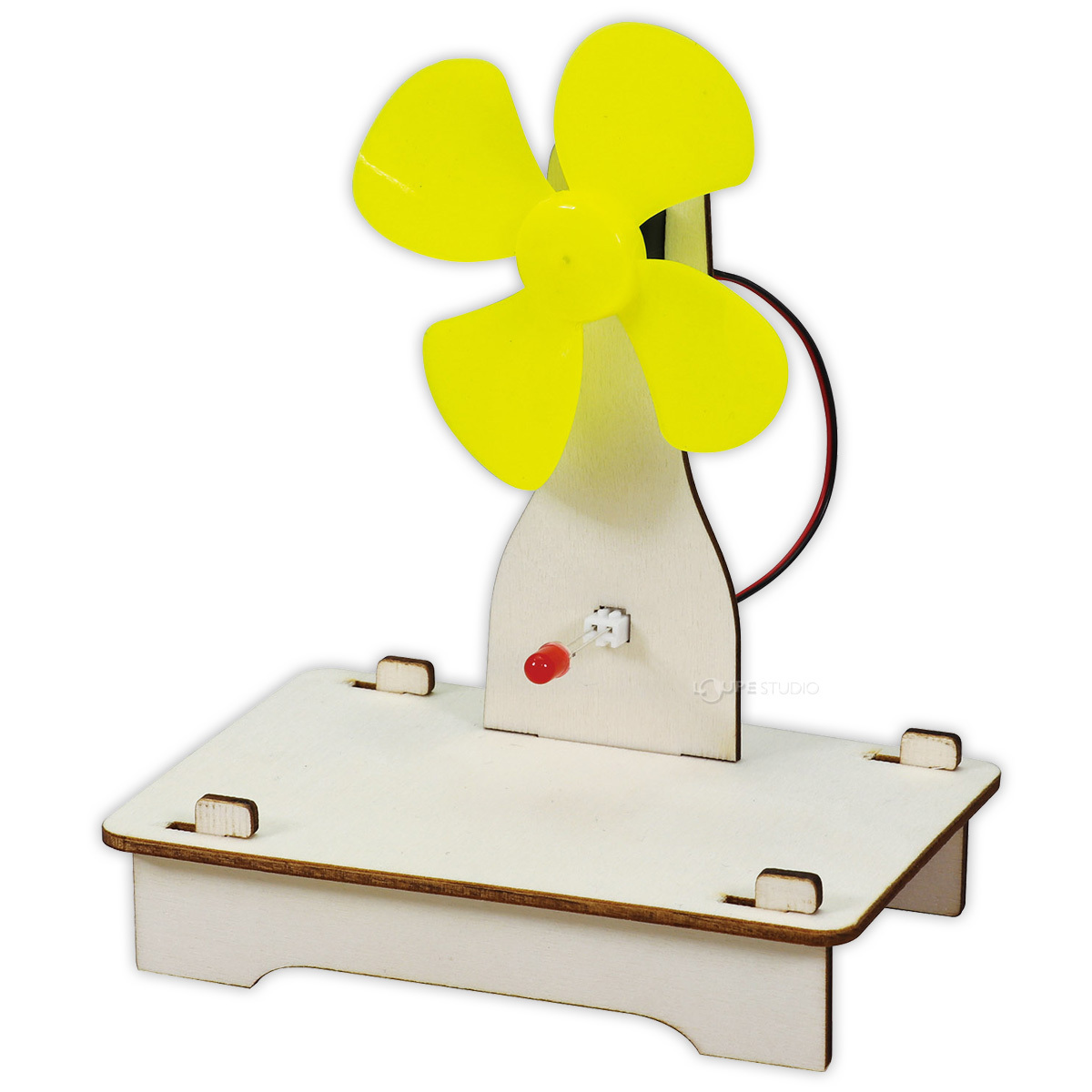 実験 工作 キット 小学生 風力発電組立キット LED 手作り 理科 科学 ...