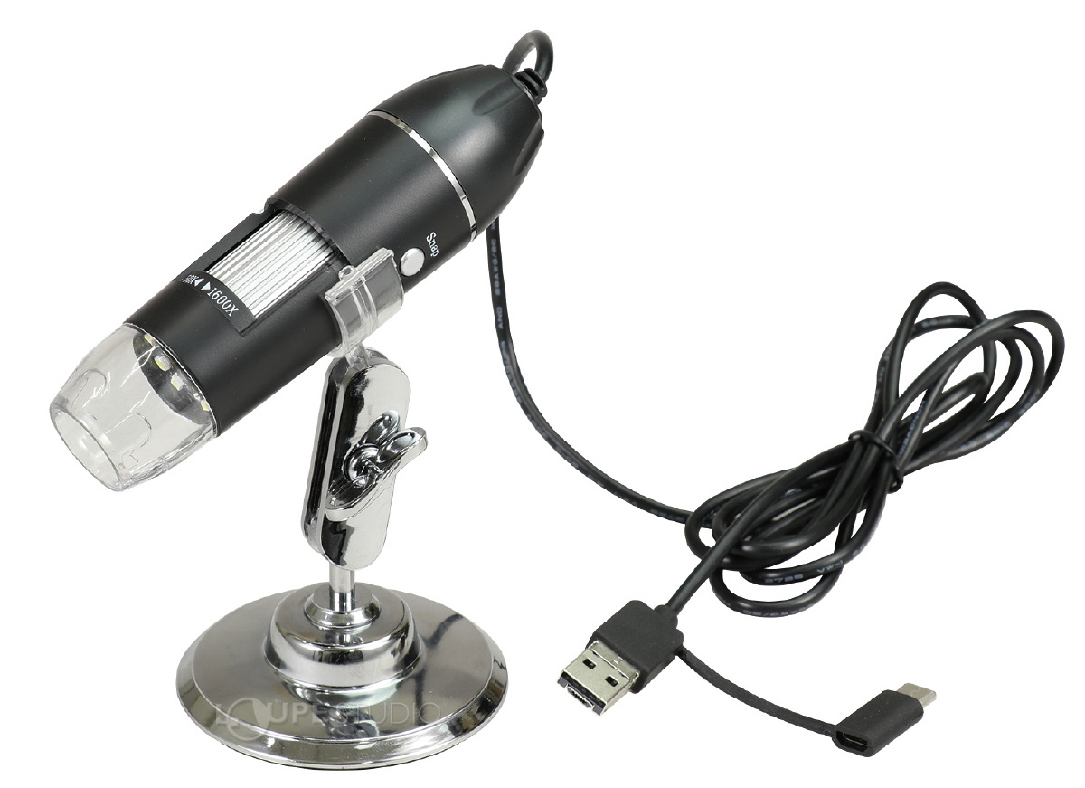 USB マイクロスコープ 顕微鏡 120倍 実験 拡大 昆虫 植物 観察