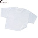 Tシャツ 白 C キッズ 幼稚園 保育園 幼児 小学生 無地 運動会 体育祭 着替え 発表会 学芸会 お遊戯会 衣装 ホワイト