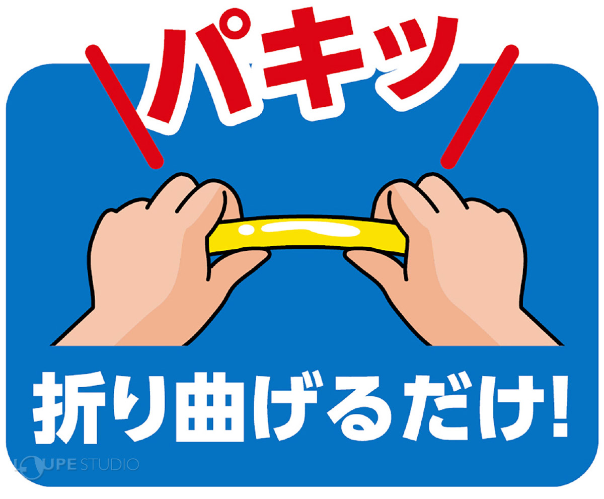 折り曲げるだけ 