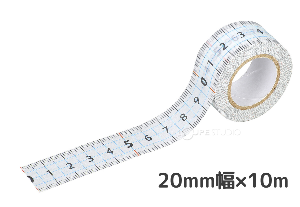 目盛付きマスキングテープ 