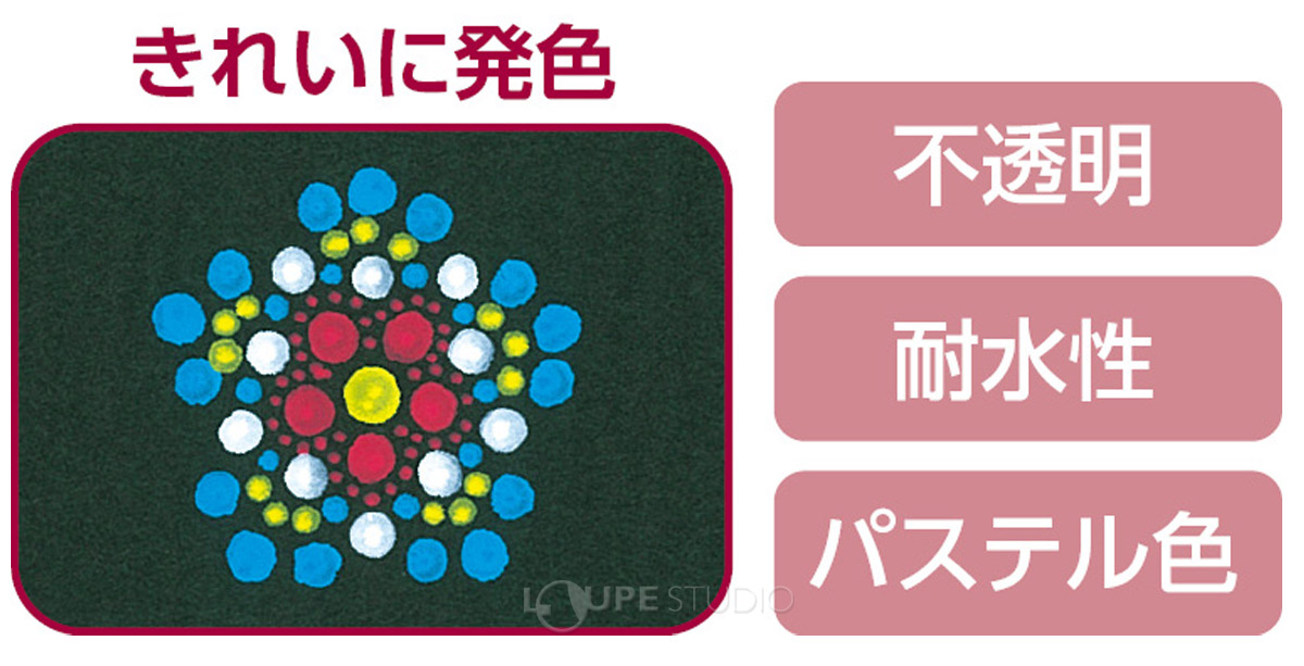 きれいに発色
