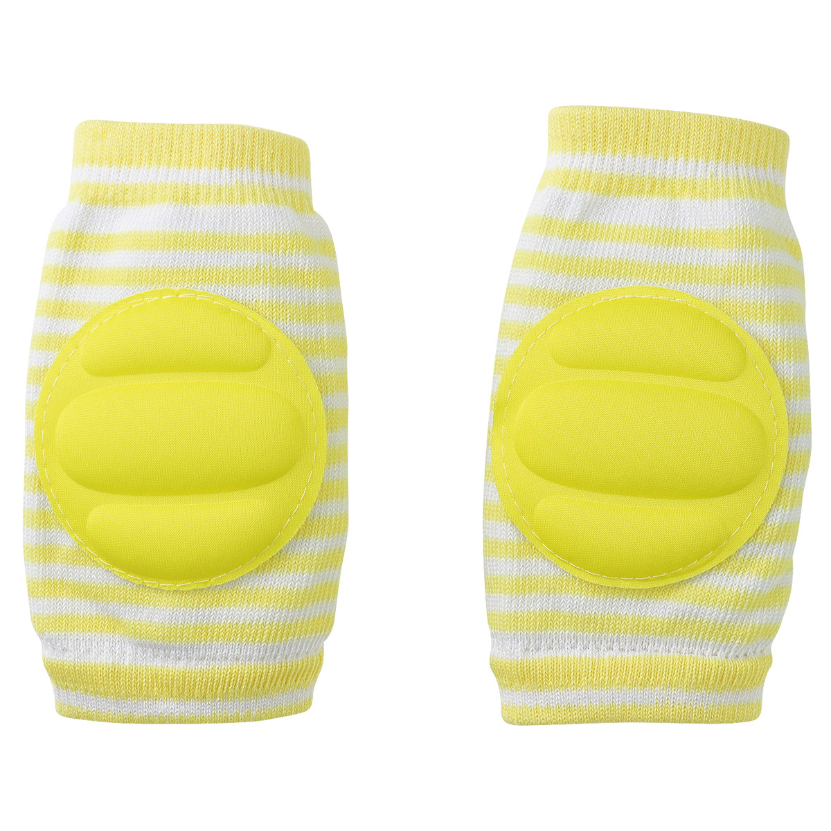 ひざパット イエロー ひざ当て サポーター プロテクター 膝 ひざ 肘 肘あて 保護 ケガ防止 サポーター 子供 こども キッズ 遊び 運動