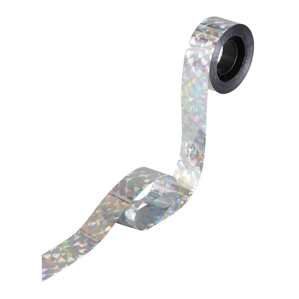 防鳥用キラキラテープ 50m カラス対策 グッズ 銀テープ ゴミ置き場 畑 ベランダ からす 鳥 ホログラムテープ