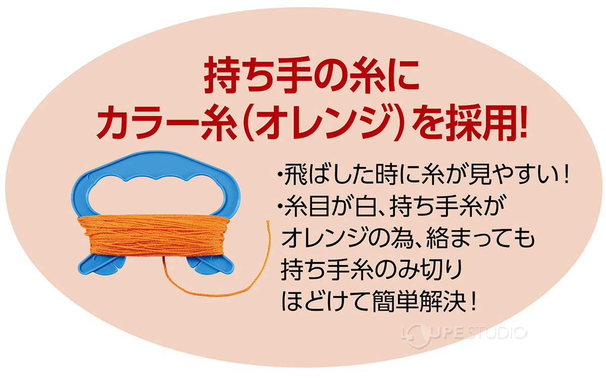 持ち手の系にカラー系(オレンジ)を採用! 