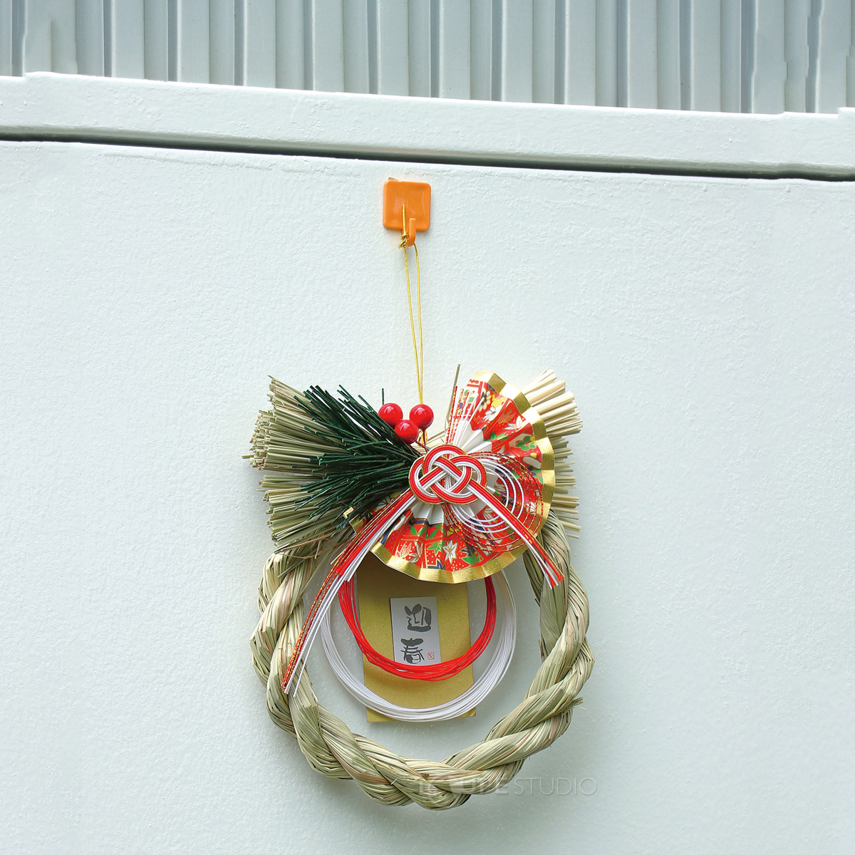 しめ縄 リース 本格しめ縄飾り 正月 飾り 玄関 壁掛け 迎春 オフィス