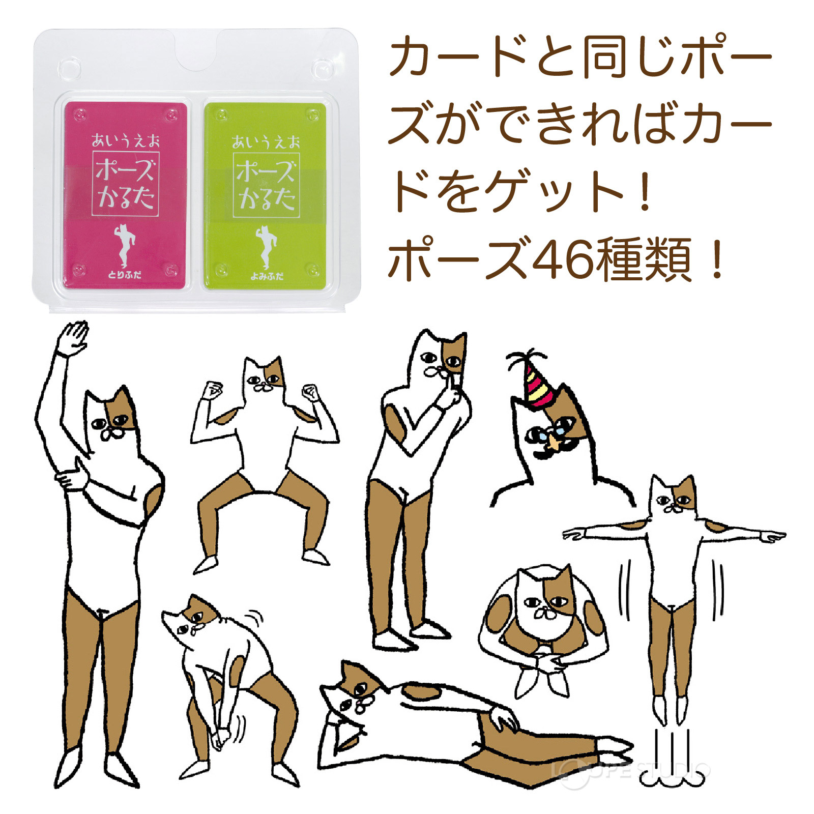 かるた 小学生 子供 幼児 だじゃれ あいうえおポーズ なぞなぞ 人気