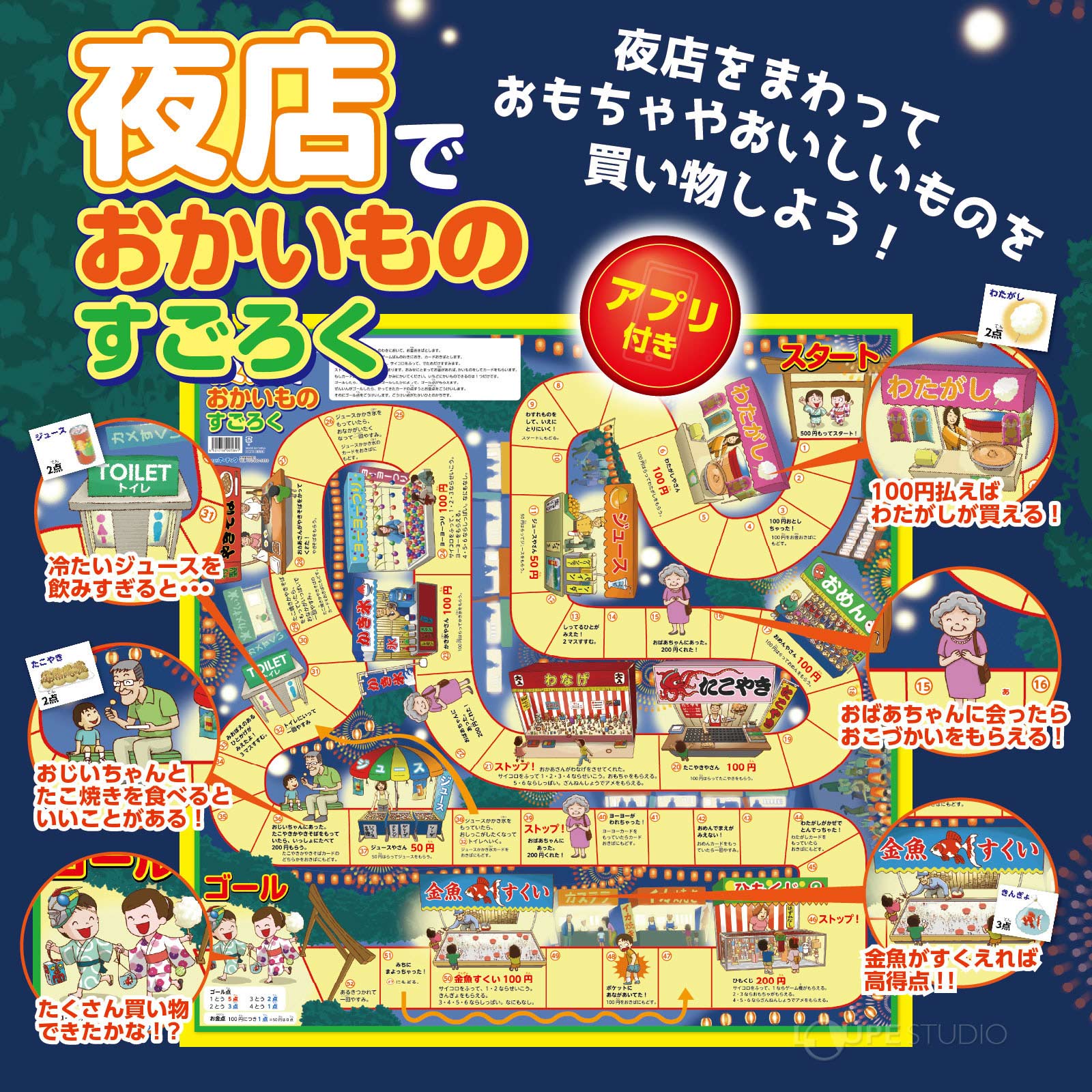 夜店でおかいものすごろく 