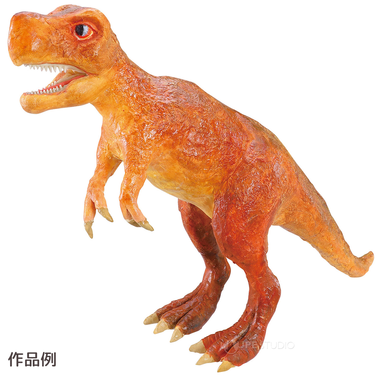 ティラノサウルスの半身像 美味く 自作 粘土製
