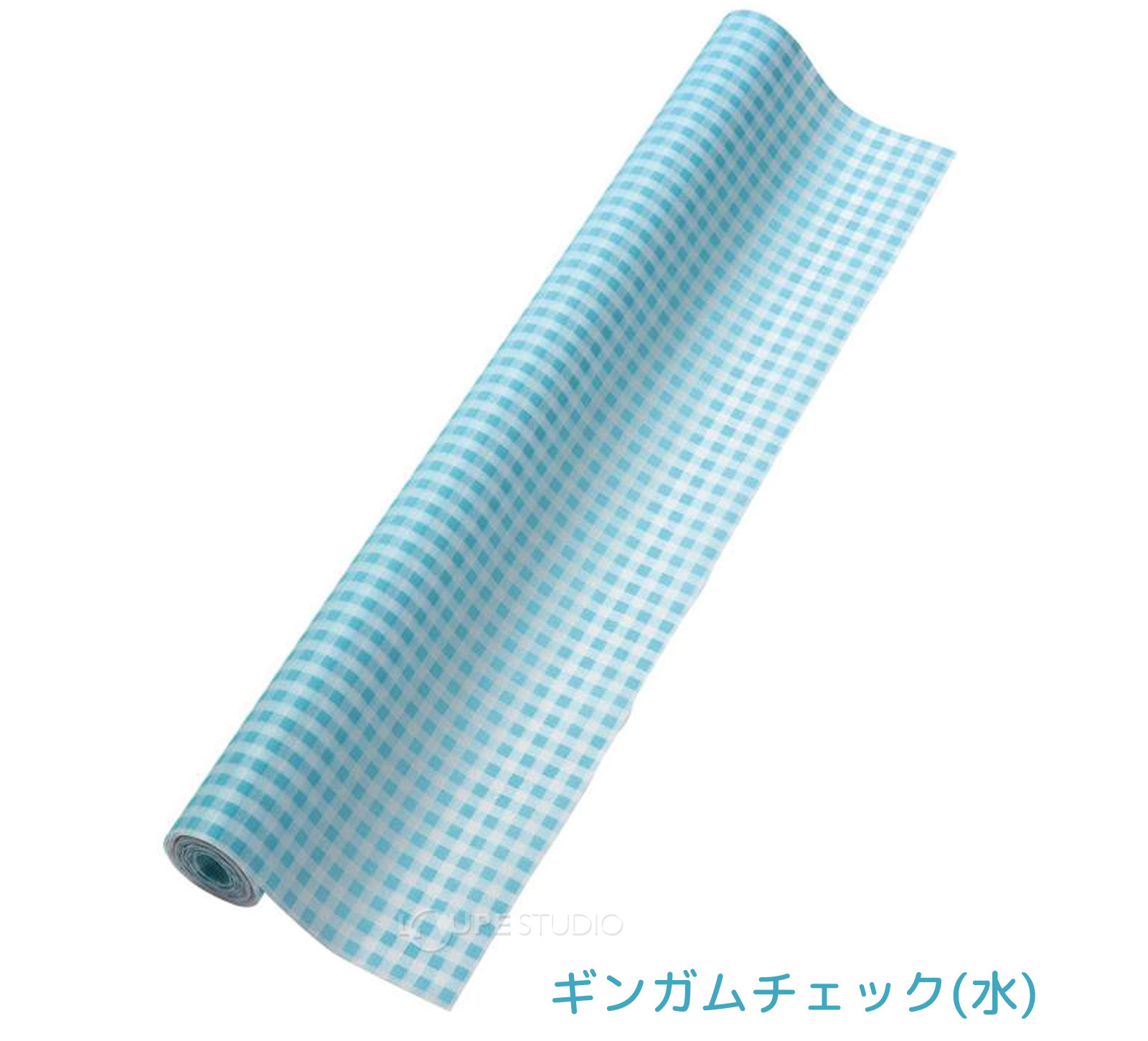 水 ギンガムチェック