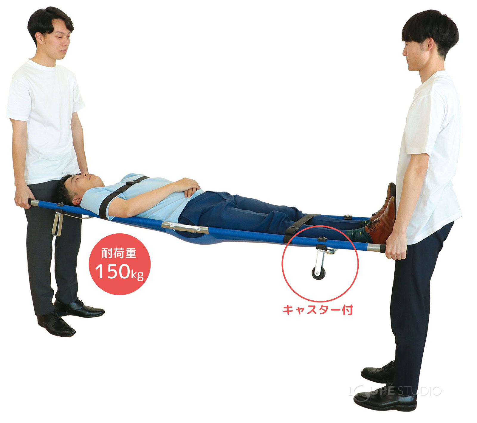 キャスター付折りたたみ担架 たんか 折り畳み ストレッチャー