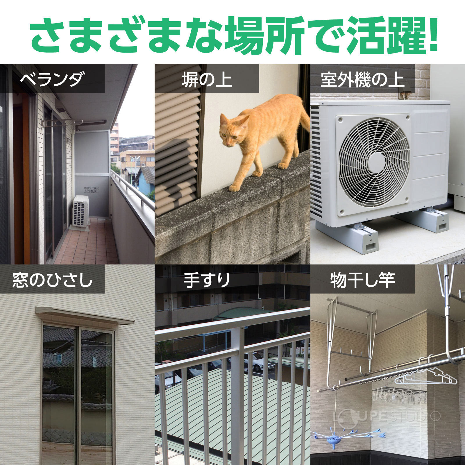 さまざまな場所で活躍 