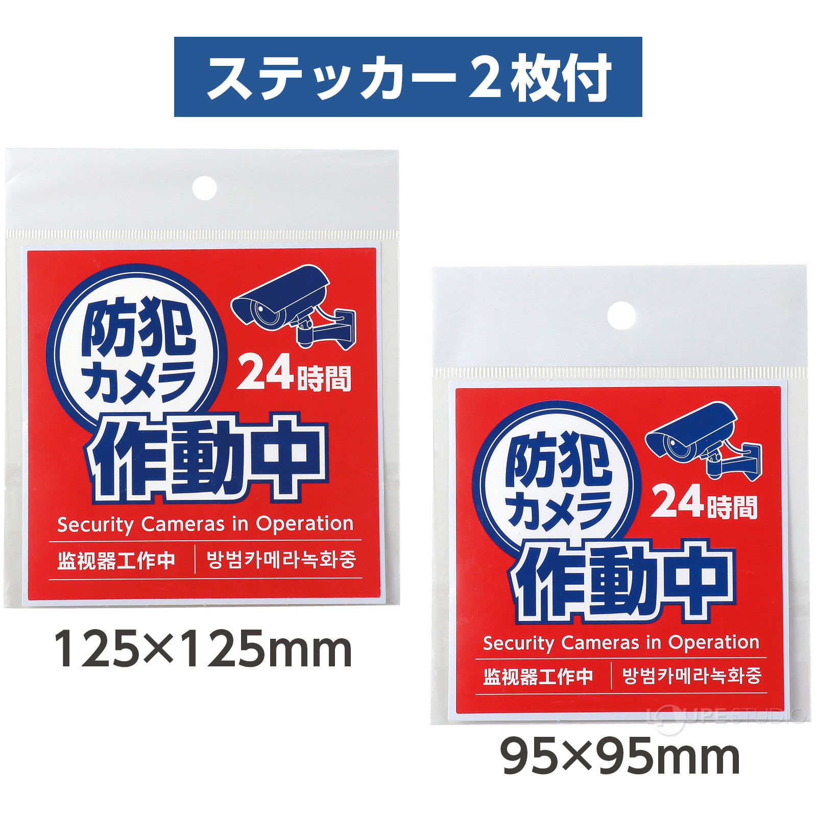 ステッカー2枚付 