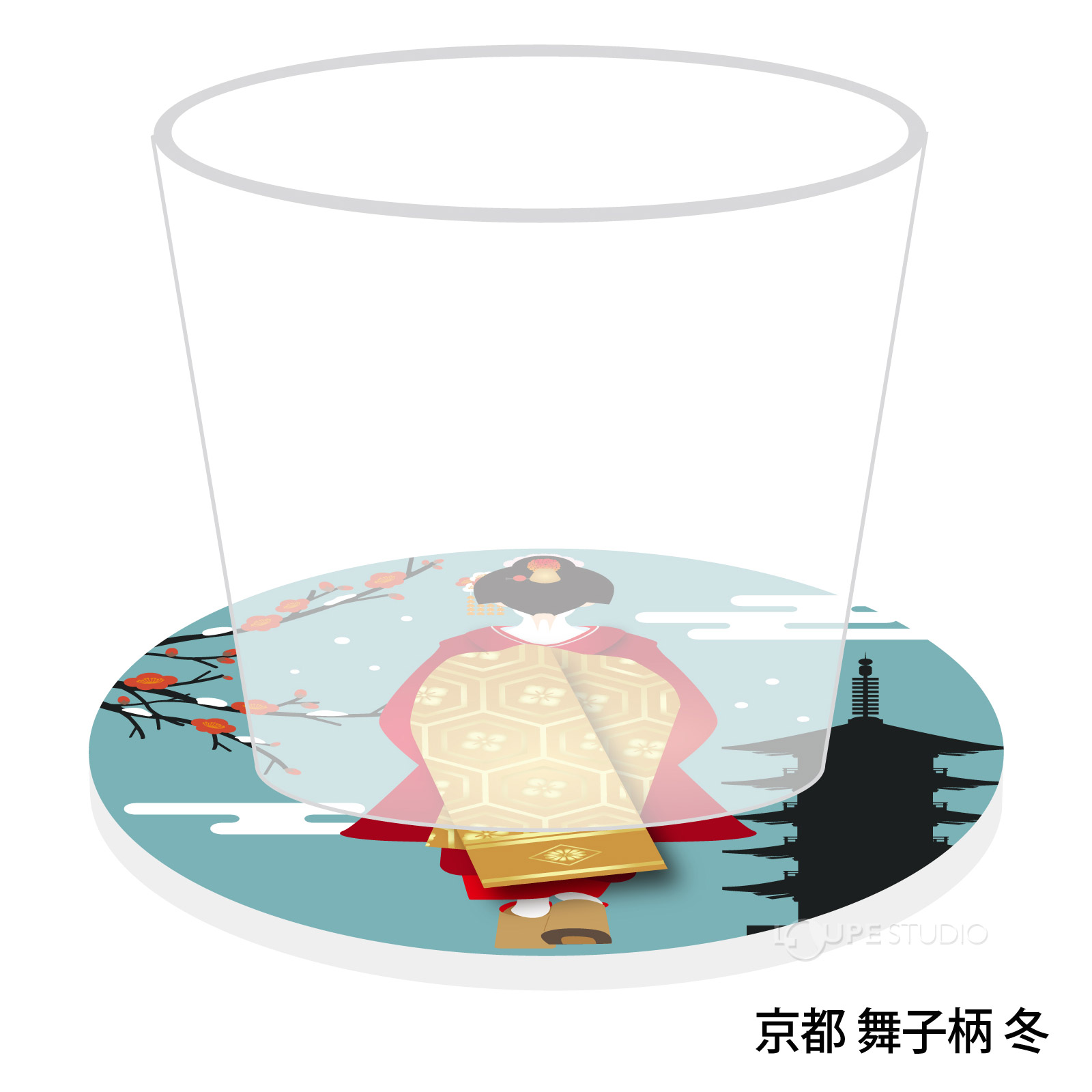 京都 舞子柄 冬 