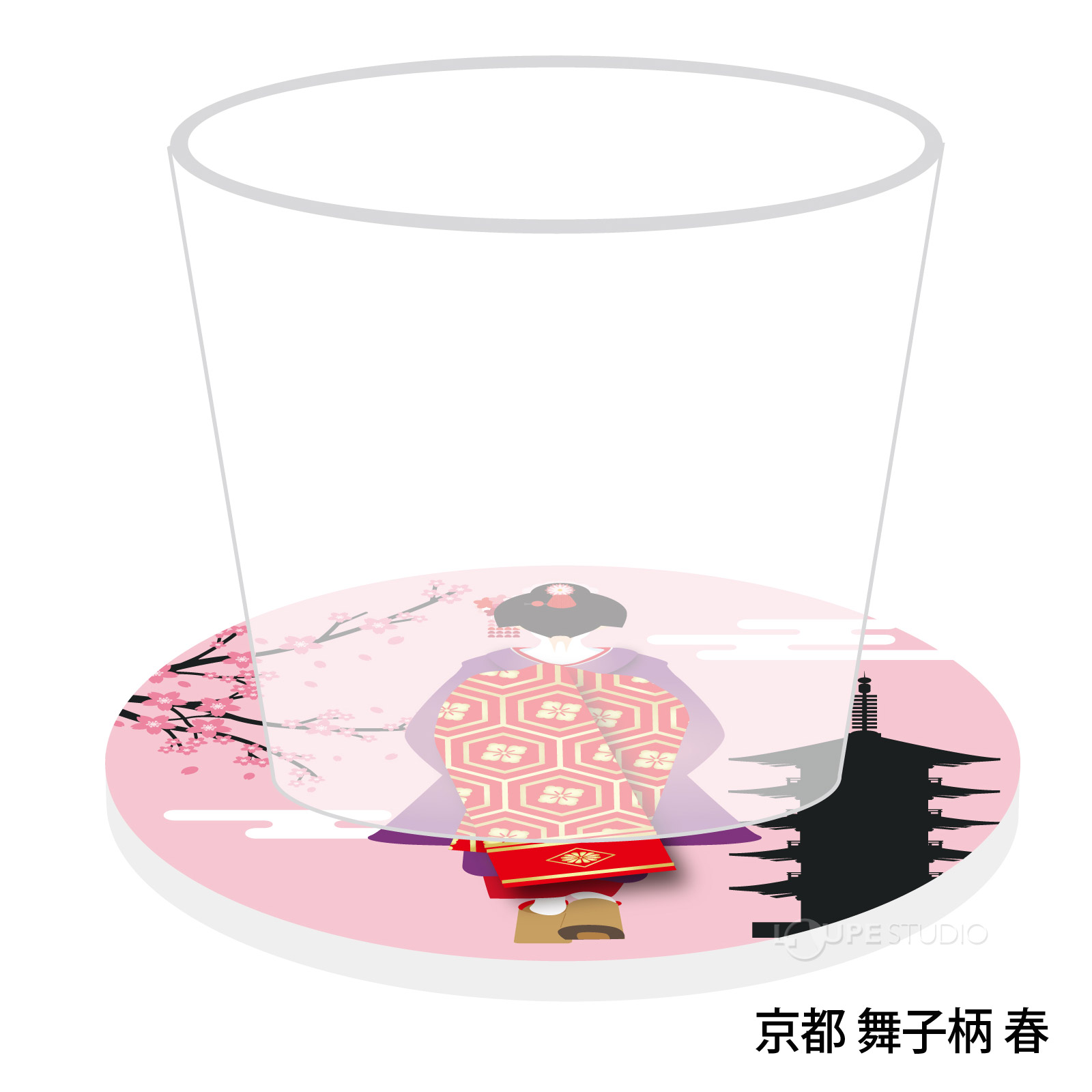 京都 舞子柄 春 