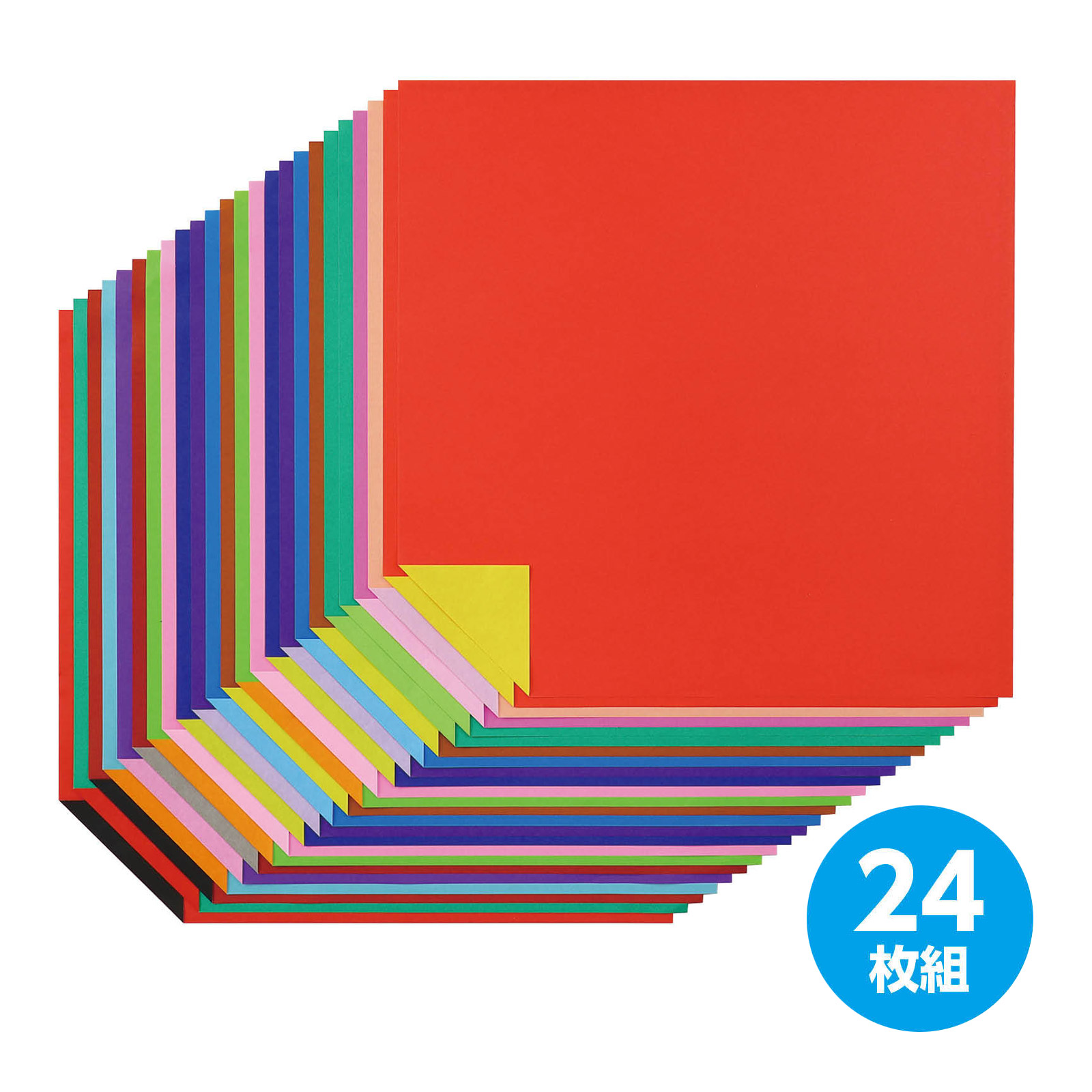 両面色がみ 大 25×25cm 16種24枚 工作紙 工作 色紙