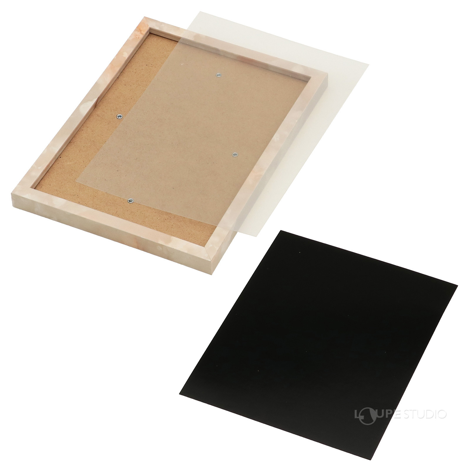 スクラッチボードと石目調フレーム付きのセット 